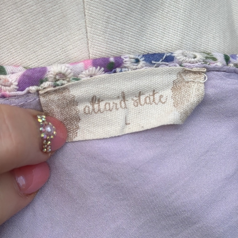 Altar’d State Elysia Floral Top, size Large - Picture 8 of 9